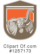 Elephant Clipart #1257173 by patrimonio
