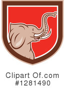 Elephant Clipart #1281490 by patrimonio