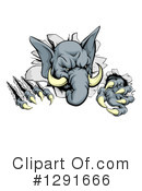 Elephant Clipart #1291666 by AtStockIllustration