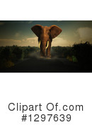 Elephant Clipart #1297639 by KJ Pargeter