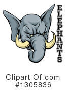 Elephant Clipart #1305836 by AtStockIllustration