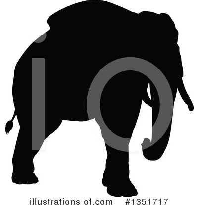 Royalty-Free (RF) Elephant Clipart Illustration by AtStockIllustration - Stock Sample #1351717