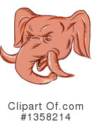 Elephant Clipart #1358214 by patrimonio