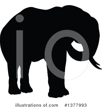 Royalty-Free (RF) Elephant Clipart Illustration by AtStockIllustration - Stock Sample #1377993