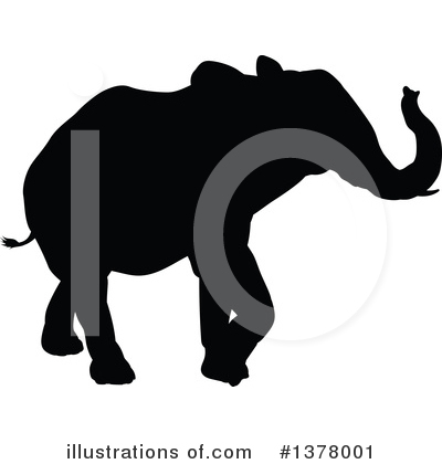 Royalty-Free (RF) Elephant Clipart Illustration by AtStockIllustration - Stock Sample #1378001