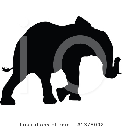 Royalty-Free (RF) Elephant Clipart Illustration by AtStockIllustration - Stock Sample #1378002