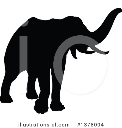 Royalty-Free (RF) Elephant Clipart Illustration by AtStockIllustration - Stock Sample #1378004