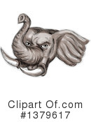 Elephant Clipart #1379617 by patrimonio