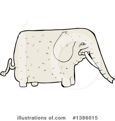 Royalty-Free (RF) Elephant Clipart Illustration by lineartestpilot - Stock Sample #1386015