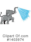 Elephant Clipart #1403974 by patrimonio