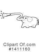 Elephant Clipart #1411160 by lineartestpilot