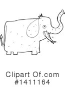 Elephant Clipart #1411164 by lineartestpilot