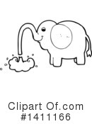 Elephant Clipart #1411166 by lineartestpilot