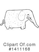 Elephant Clipart #1411168 by lineartestpilot