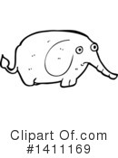 Elephant Clipart #1411169 by lineartestpilot