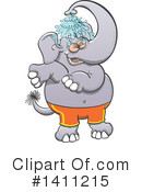 Elephant Clipart #1411215 by Zooco
