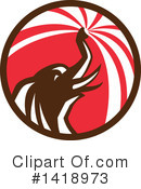 Elephant Clipart #1418973 by patrimonio