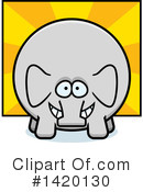 Elephant Clipart #1420130 by Cory Thoman