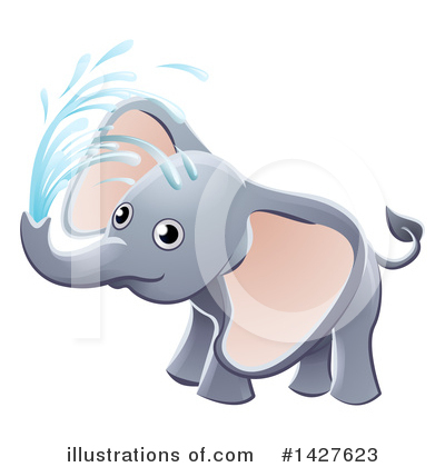 Elephant Clipart #1427623 by AtStockIllustration