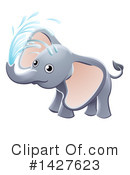 Elephant Clipart #1427623 by AtStockIllustration