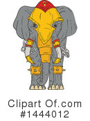 Elephant Clipart #1444012 by patrimonio