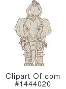 Elephant Clipart #1444020 by patrimonio