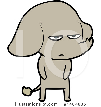 Royalty-Free (RF) Elephant Clipart Illustration by lineartestpilot - Stock Sample #1484835