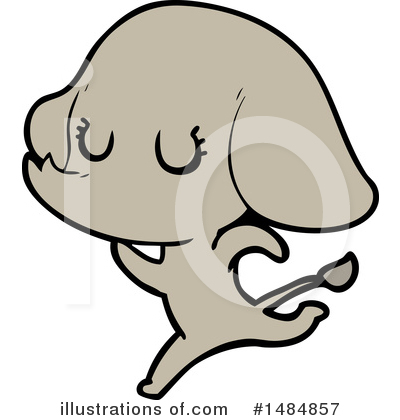 Royalty-Free (RF) Elephant Clipart Illustration by lineartestpilot - Stock Sample #1484857