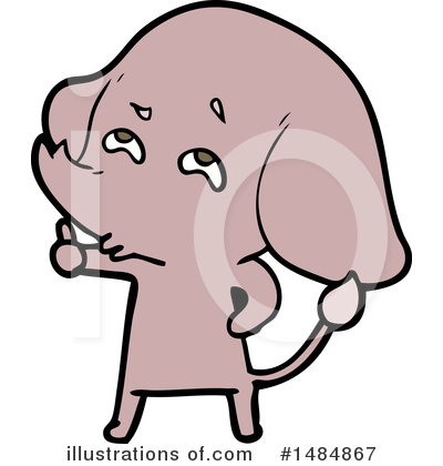 Royalty-Free (RF) Elephant Clipart Illustration by lineartestpilot - Stock Sample #1484867