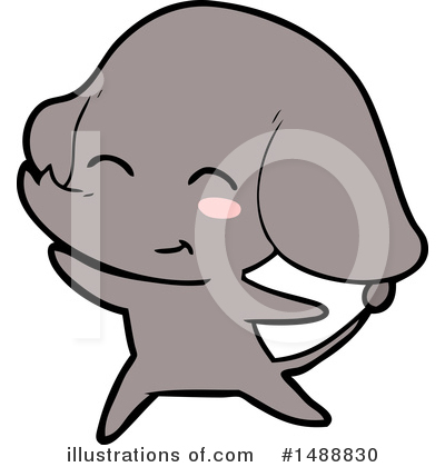 Royalty-Free (RF) Elephant Clipart Illustration by lineartestpilot - Stock Sample #1488830