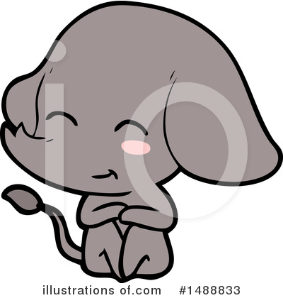 Royalty-Free (RF) Elephant Clipart Illustration by lineartestpilot - Stock Sample #1488833