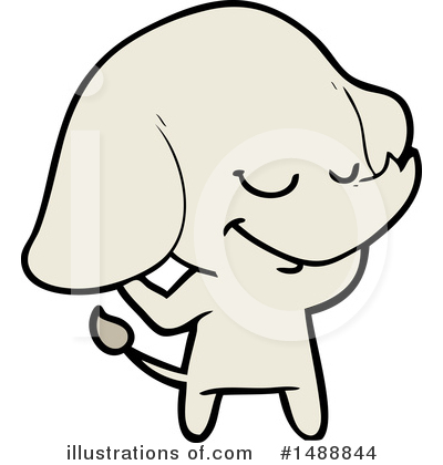 Royalty-Free (RF) Elephant Clipart Illustration by lineartestpilot - Stock Sample #1488844