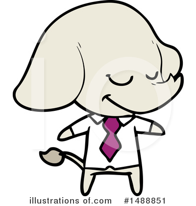 Royalty-Free (RF) Elephant Clipart Illustration by lineartestpilot - Stock Sample #1488851