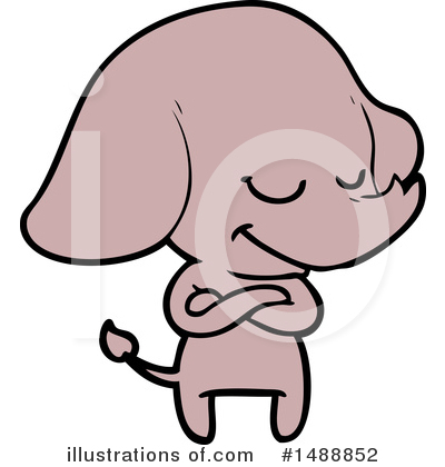 Royalty-Free (RF) Elephant Clipart Illustration by lineartestpilot - Stock Sample #1488852