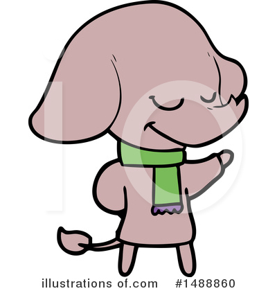 Royalty-Free (RF) Elephant Clipart Illustration by lineartestpilot - Stock Sample #1488860