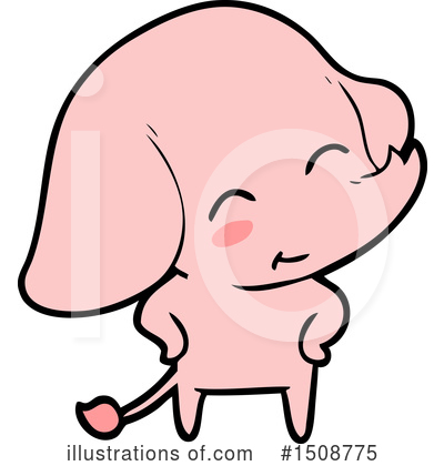 Royalty-Free (RF) Elephant Clipart Illustration by lineartestpilot - Stock Sample #1508775