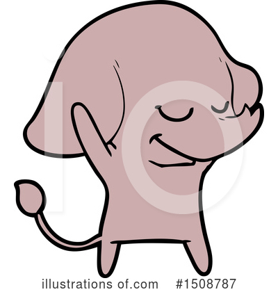 Royalty-Free (RF) Elephant Clipart Illustration by lineartestpilot - Stock Sample #1508787