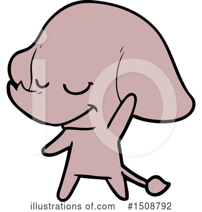 Royalty-Free (RF) Elephant Clipart Illustration by lineartestpilot - Stock Sample #1508792