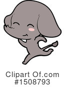Elephant Clipart #1508793 by lineartestpilot