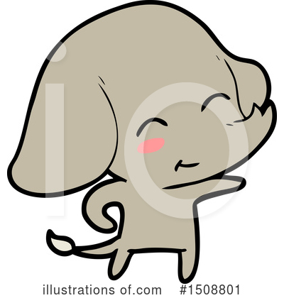 Royalty-Free (RF) Elephant Clipart Illustration by lineartestpilot - Stock Sample #1508801
