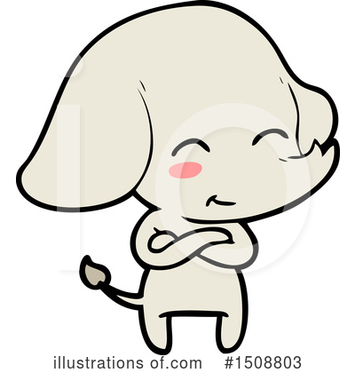 Royalty-Free (RF) Elephant Clipart Illustration by lineartestpilot - Stock Sample #1508803