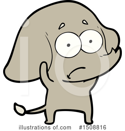 Royalty-Free (RF) Elephant Clipart Illustration by lineartestpilot - Stock Sample #1508816