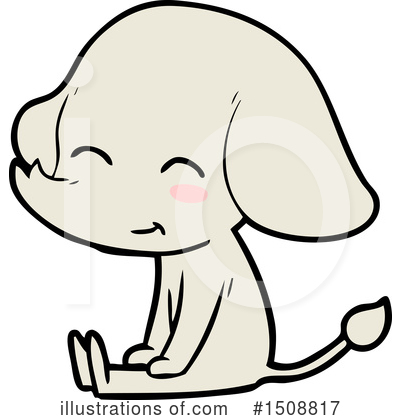 Royalty-Free (RF) Elephant Clipart Illustration by lineartestpilot - Stock Sample #1508817