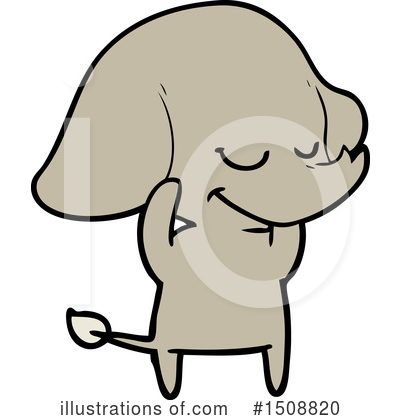 Royalty-Free (RF) Elephant Clipart Illustration by lineartestpilot - Stock Sample #1508820