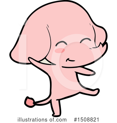 Royalty-Free (RF) Elephant Clipart Illustration by lineartestpilot - Stock Sample #1508821