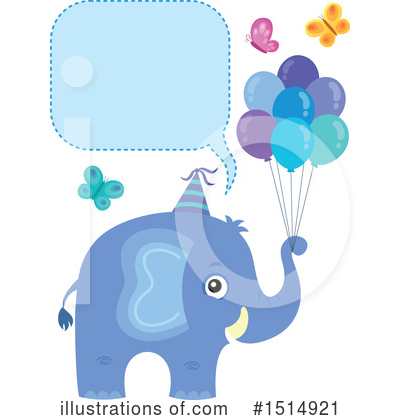 Party Balloons Clipart #1514921 by visekart