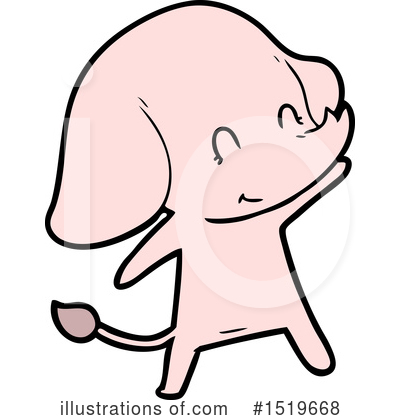 Royalty-Free (RF) Elephant Clipart Illustration by lineartestpilot - Stock Sample #1519668