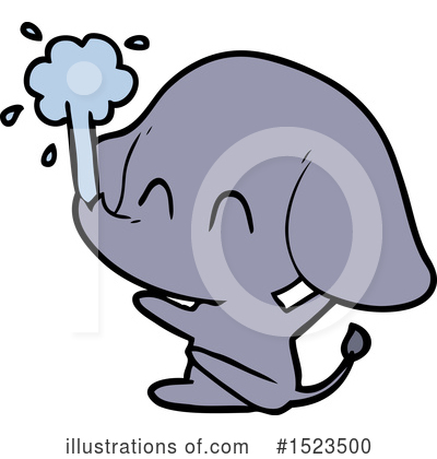 Royalty-Free (RF) Elephant Clipart Illustration by lineartestpilot - Stock Sample #1523500