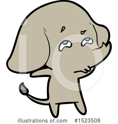 Royalty-Free (RF) Elephant Clipart Illustration by lineartestpilot - Stock Sample #1523508
