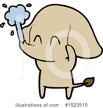 Royalty-Free (RF) Elephant Clipart Illustration by lineartestpilot - Stock Sample #1523510